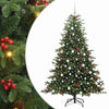 Vidaxx künstlicher Weihnachtsbaum grün 180 cm PVC und Metall und Kunststoff