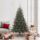 Vidaxx künstlicher Weihnachtsbaum grün 180 cm PVC und Metall und Kunststoff