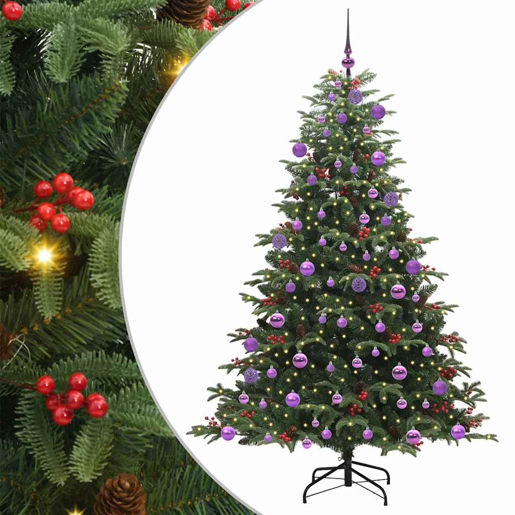 Vidaxx künstlicher Weihnachtsbaum grün 180 cm PVC und Metall und Kunststoff