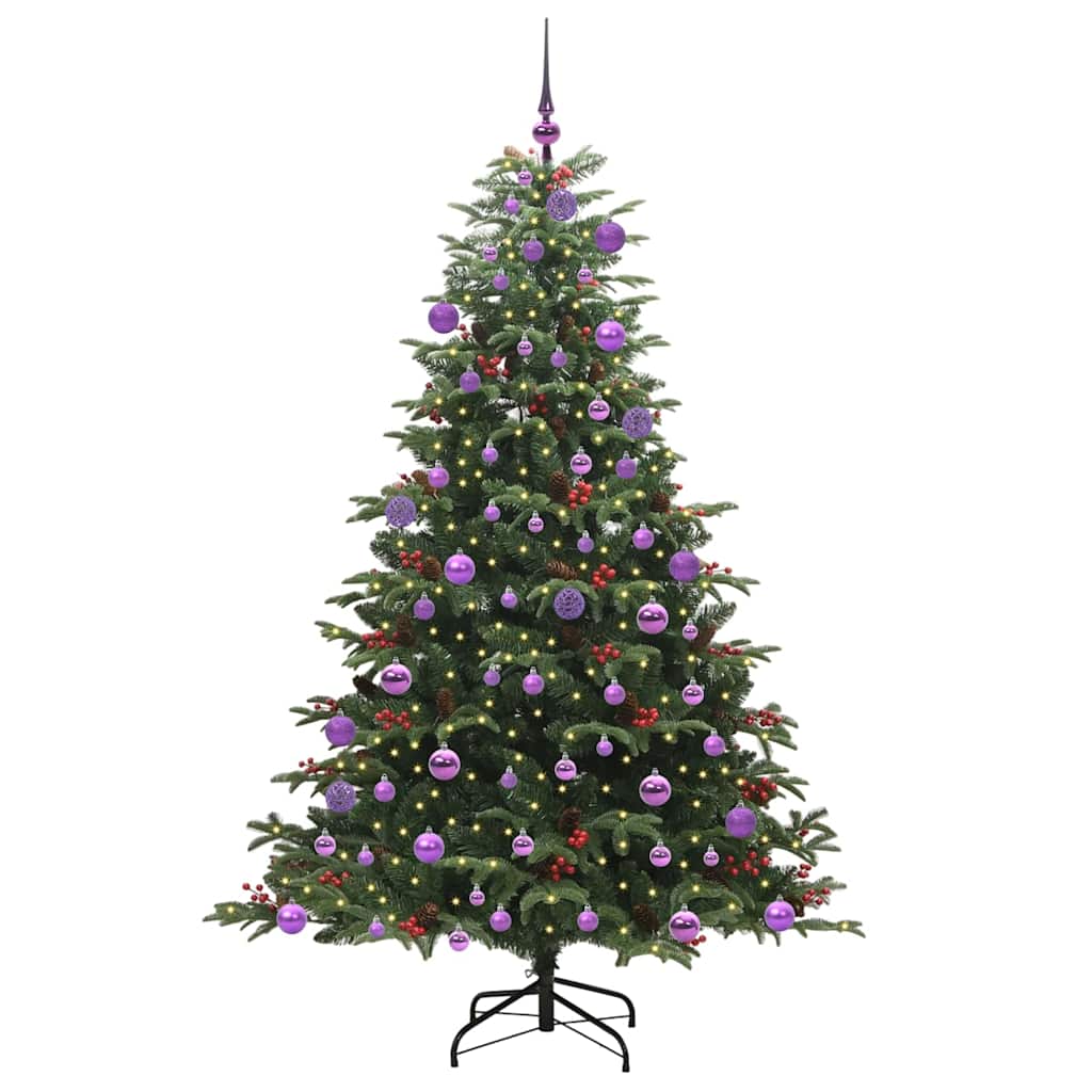 Vidaxx künstlicher Weihnachtsbaum grün 180 cm PVC und Metall und Kunststoff