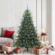 Vidaxx künstlicher Weihnachtsbaum grün 180 cm PVC und Metall und Kunststoff