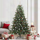 Vidaxx künstlicher Weihnachtsbaum grün 210 cm PVC und Metall und Kunststoff