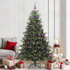 Vidaxx künstlicher Weihnachtsbaum grün 210 cm PVC und Metall und Kunststoff