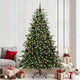 Vidaxx künstlicher Weihnachtsbaum grün 240 cm PVC und Metall und Kunststoff