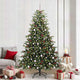 Vidaxx künstlicher Weihnachtsbaum grün 240 cm PVC und Metall und Kunststoff