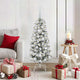 Vidaxx künstlicher klappbarer Weihnachtsbaum grün und weiß 120 cm