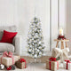 Vidaxx künstlicher klappbarer Weihnachtsbaum grün und weiß 120 cm