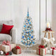 Vidaxx künstlicher klappbarer Weihnachtsbaum grün und weiß 120 cm