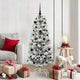 Vidaxx künstlicher klappbarer Weihnachtsbaum grün und weiß 150 cm