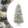 Vidaxx künstlicher klappbarer Weihnachtsbaum grün und weiß 150 cm