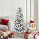 Vidaxx künstlicher klappbarer Weihnachtsbaum grün und weiß 150 cm