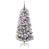 Vidaxx künstlicher klappbarer Weihnachtsbaum grün und weiß 150 cm