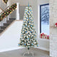 Vidaxx künstlicher klappbarer Weihnachtsbaum grün und weiß 240 cm