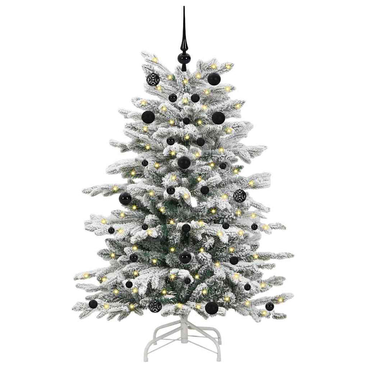 Vidaxx künstlicher klappbarer Weihnachtsbaum weiß 150 cm PE und PVC