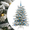 Vidaxx künstlicher klappbarer Weihnachtsbaum weiß 150 cm PE und PVC