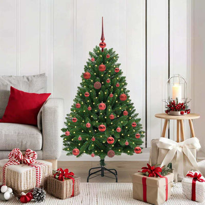 Vidaxx künstlicher Weihnachtsbaum mit 150 LED grün, 120 cm PVC und Metall