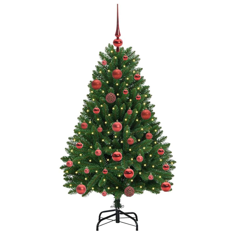 Vidaxx künstlicher Weihnachtsbaum mit 150 LED grün, 120 cm PVC und Metall