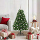 Vidaxx künstlicher Weihnachtsbaum mit 150 LED grün, 120 cm PVC und Metall