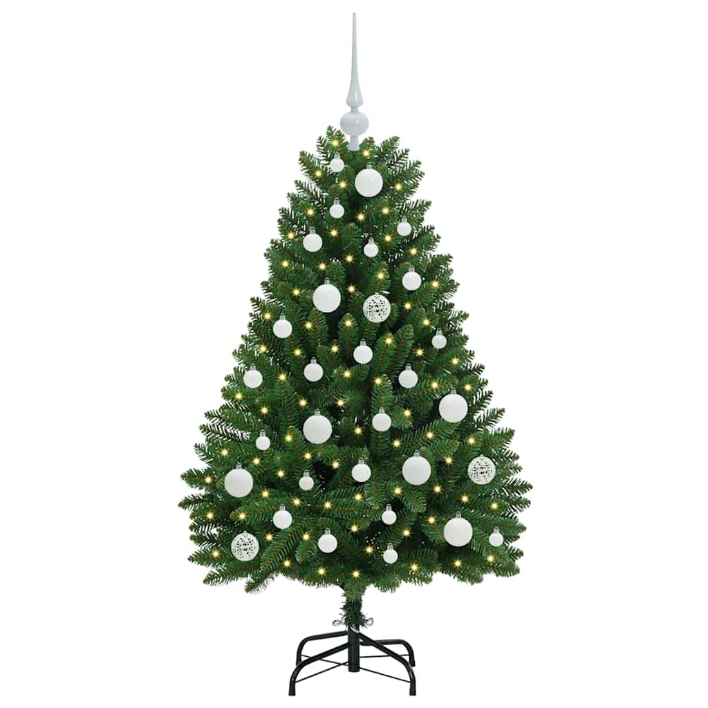 Vidaxx künstlicher Weihnachtsbaum mit 150 LED grün, 120 cm PVC und Metall