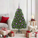 Vidaxx künstlicher Weihnachtsbaum mit 150 LED grün, 120 cm PVC und Metall