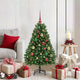Vidaxx künstlicher Weihnachtsbaum mit 150 LED grün, 120 cm PVC und Metall