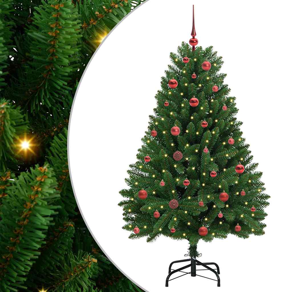 Vidaxx künstlicher Weihnachtsbaum mit 150 LED grün, 150 cm PVC und Metall