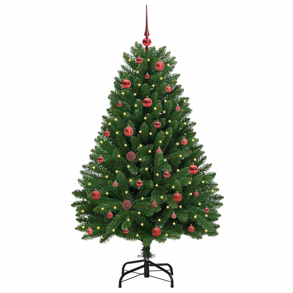 Vidaxx künstlicher Weihnachtsbaum mit 150 LED grün, 150 cm PVC und Metall