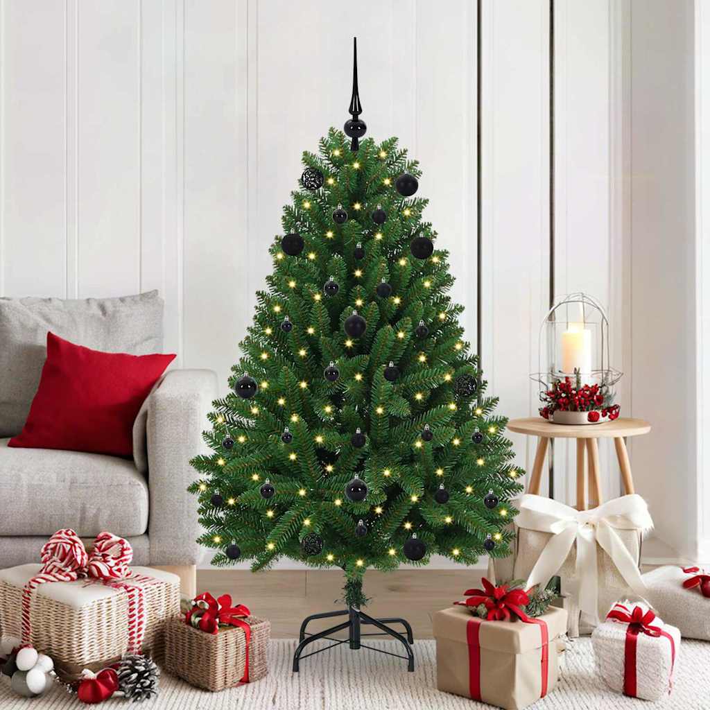Vidaxx künstlicher Weihnachtsbaum mit 150 LED grün, 150 cm PVC und Metall