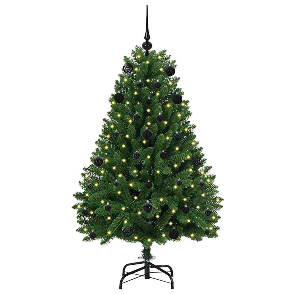 Vidaxx künstlicher Weihnachtsbaum mit 150 LED grün, 150 cm PVC und Metall