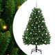 Vidaxx künstlicher Weihnachtsbaum mit 150 LED grün, 150 cm PVC und Metall