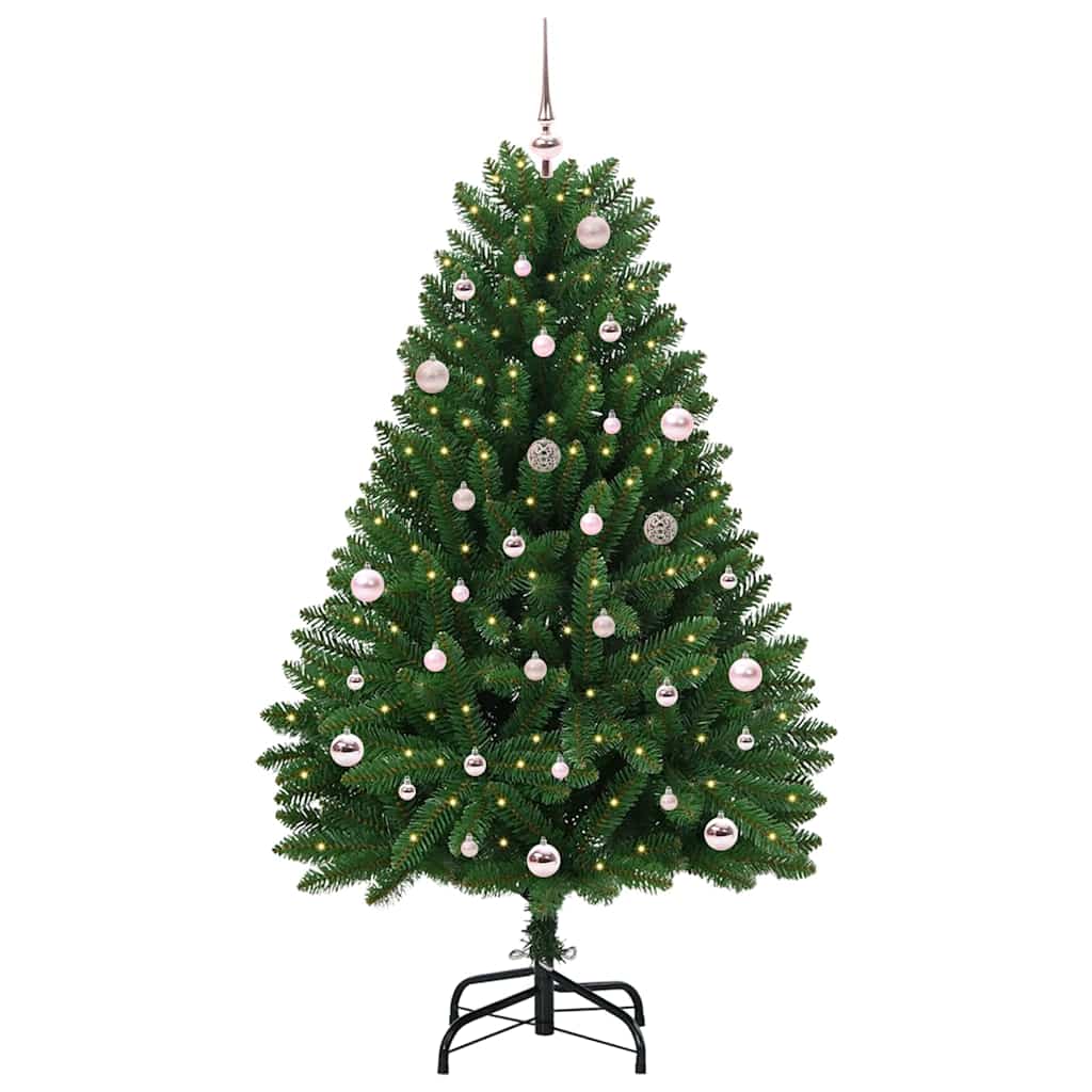 Vidaxx künstlicher Weihnachtsbaum mit 150 LED grün, 150 cm PVC und Metall