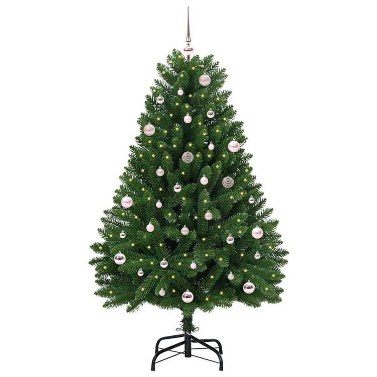 Vidaxx künstlicher Weihnachtsbaum mit 150 LED grün, 150 cm PVC und Metall