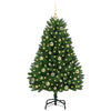 Vidaxx künstlicher Weihnachtsbaum mit 150 LED grün, 150 cm PVC und Metall