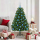 Vidaxx künstlicher Weihnachtsbaum mit 150 LED grün, 150 cm PVC und Metall