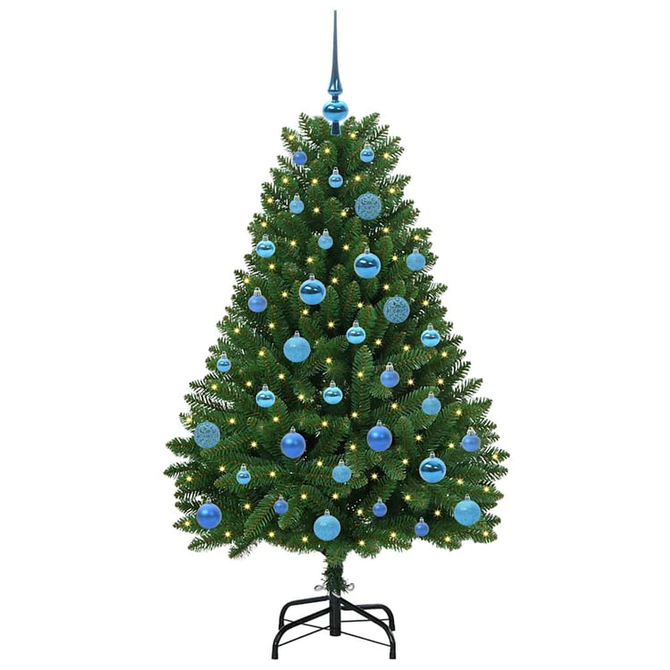 Vidaxx künstlicher Weihnachtsbaum mit 150 LED grün, 150 cm PVC und Metall