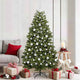 Vidaxx künstlicher Weihnachtsbaum mit 300 LED grün 180 cm PVC und Metall