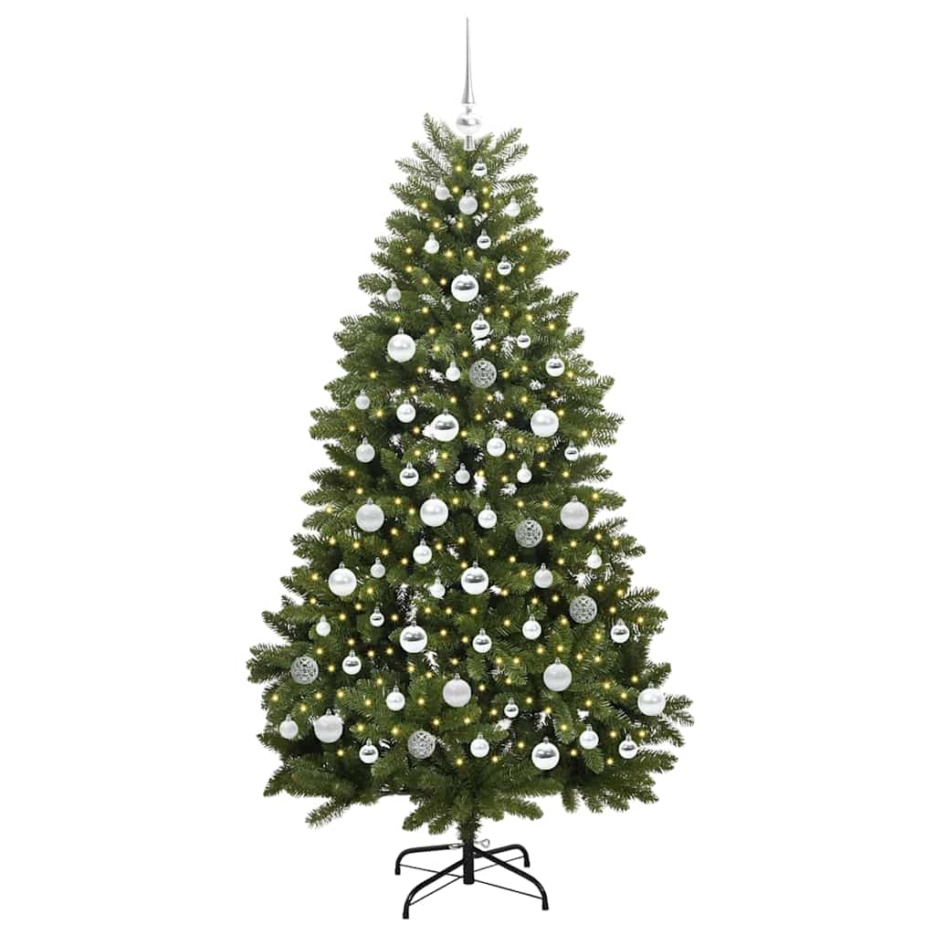 Vidaxx künstlicher Weihnachtsbaum mit 300 LED grün 180 cm PVC und Metall