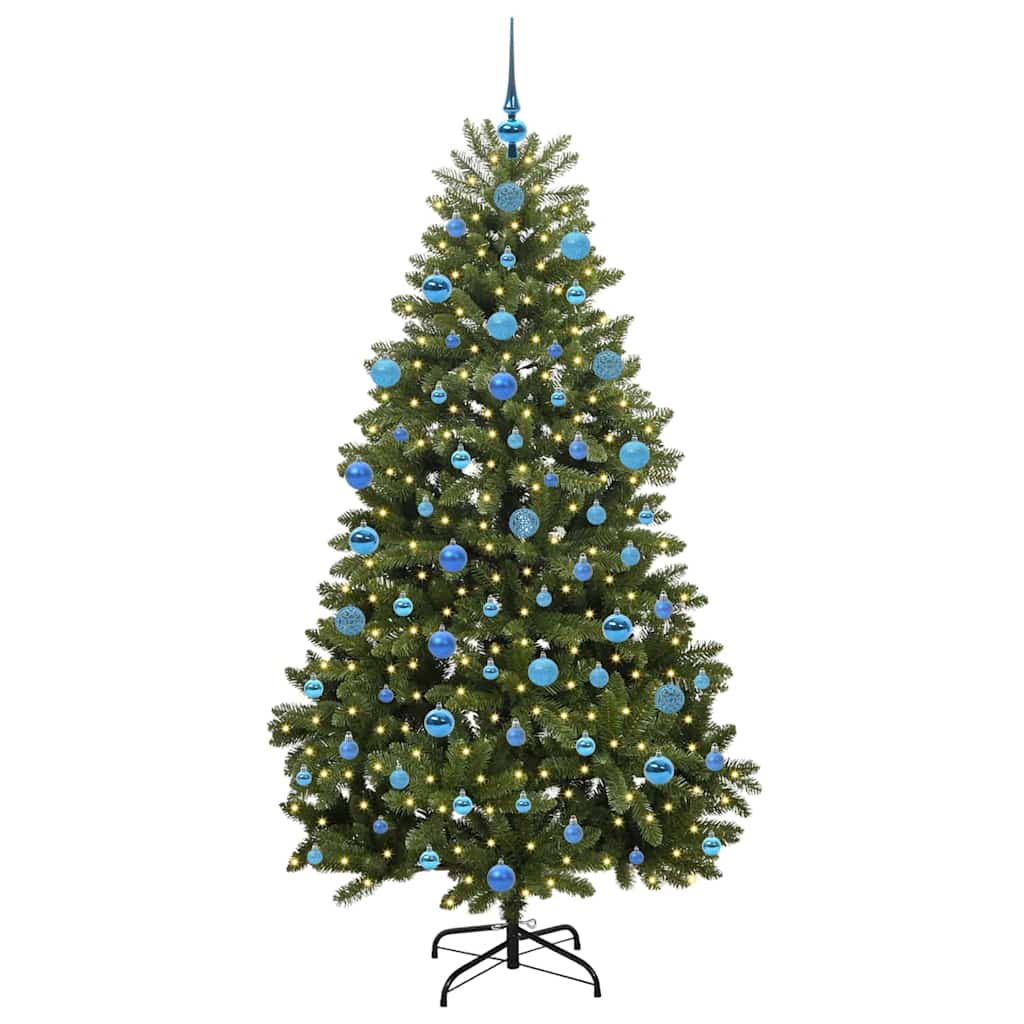 Vidaxx künstlicher Weihnachtsbaum mit 300 LED grün 180 cm PVC und Metall