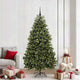 Vidaxx künstlicher Weihnachtsbaum mit 300 LED grün, 210 cm PVC und Metall