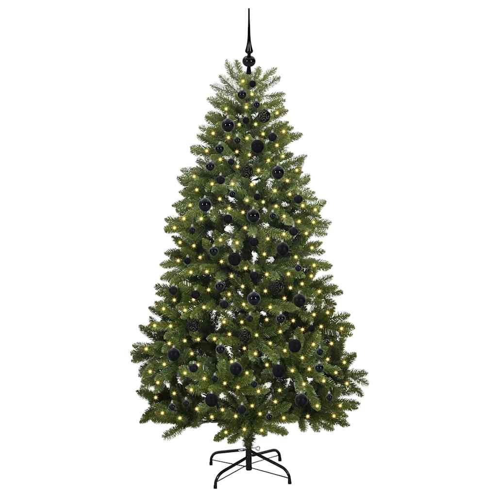 Vidaxx künstlicher Weihnachtsbaum mit 300 LED grün, 210 cm PVC und Metall