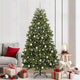Vidaxx künstlicher Weihnachtsbaum mit 300 LED grün, 210 cm PVC und Metall