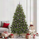 Vidaxx künstlicher Weihnachtsbaum mit 300 LED grün, 210 cm PVC und Metall