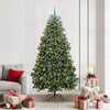 Vidaxx künstlicher Weihnachtsbaum mit 300 LED grün, 210 cm PVC und Metall