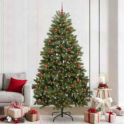 Vidaxx künstlicher Weihnachtsbaum mit 300 LED grün, 240 cm PVC und Metall
