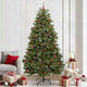 Vidaxx künstlicher Weihnachtsbaum mit 300 LED grün, 240 cm PVC und Metall