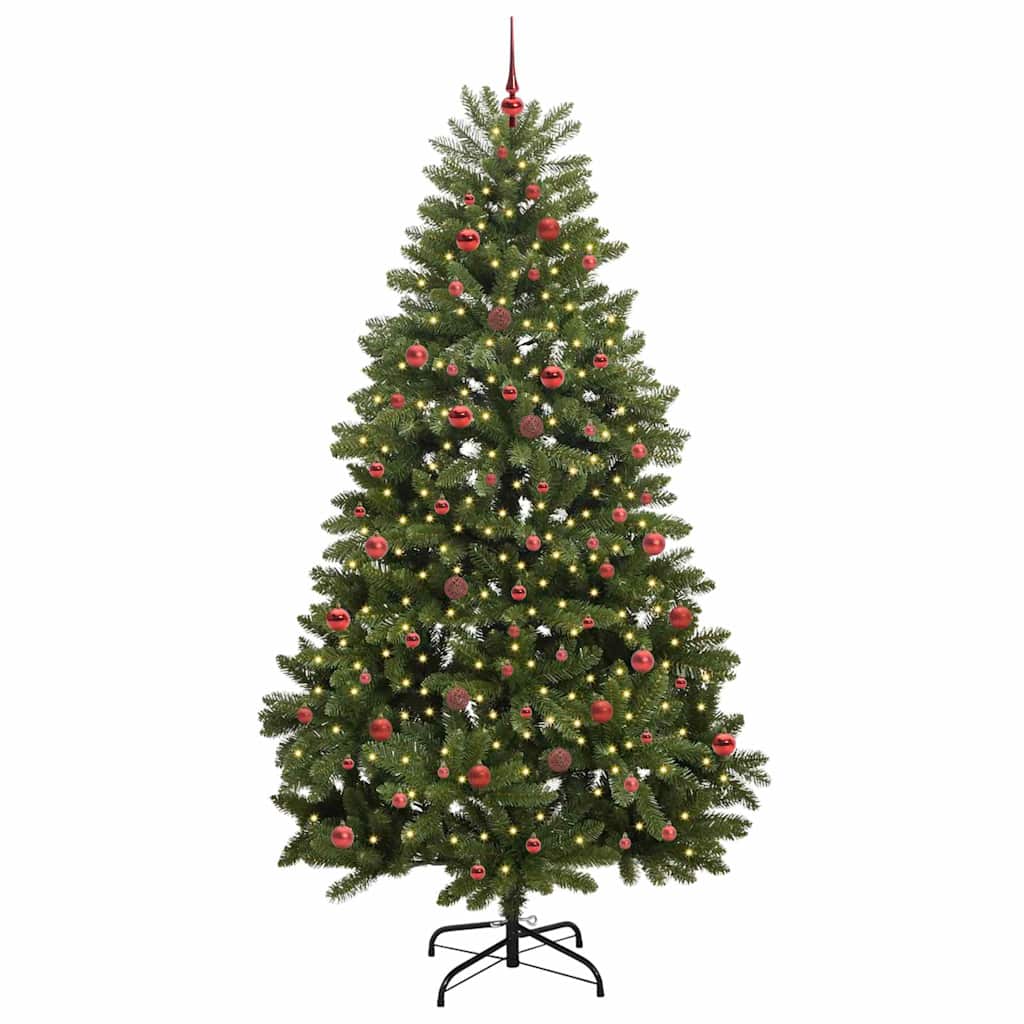Vidaxx künstlicher Weihnachtsbaum mit 300 LED grün, 240 cm PVC und Metall