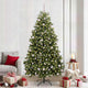 Vidaxx künstlicher Weihnachtsbaum mit 300 LED grün, 240 cm PVC und Metall