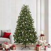Vidaxx künstlicher Weihnachtsbaum mit 300 LED grün, 240 cm PVC und Metall
