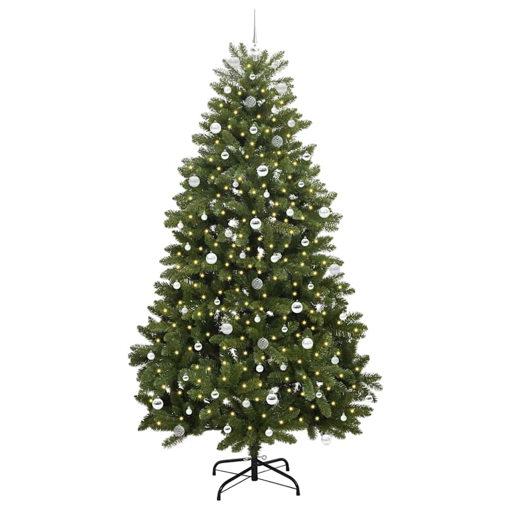 Vidaxx künstlicher Weihnachtsbaum mit 300 LED grün, 240 cm PVC und Metall