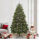 Vidaxx künstlicher Weihnachtsbaum mit 300 LED grün, 240 cm PVC und Metall